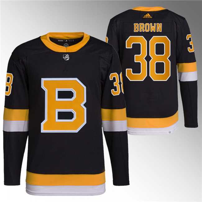 Men's Boston Bruins #38 Patrick Brown Black Home Breakaway Stitched Jersey,We sell and wholesale Men's Boston Bruins #38 Patrick Brown Black Home Breakaway Stitched Jersey on line form chian!